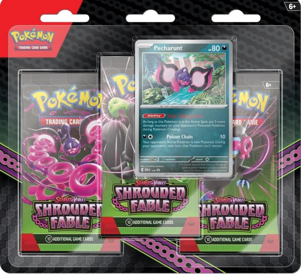 Pokemon Scarlet & Violet 6.5 Shrouded Fable Blister Pack