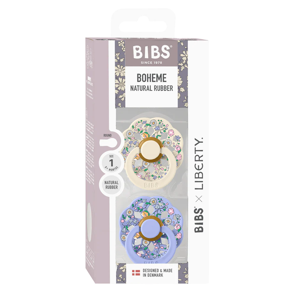 Bibs Dummy Liberty | Boheme Chloe Meadow/Ivory Mix