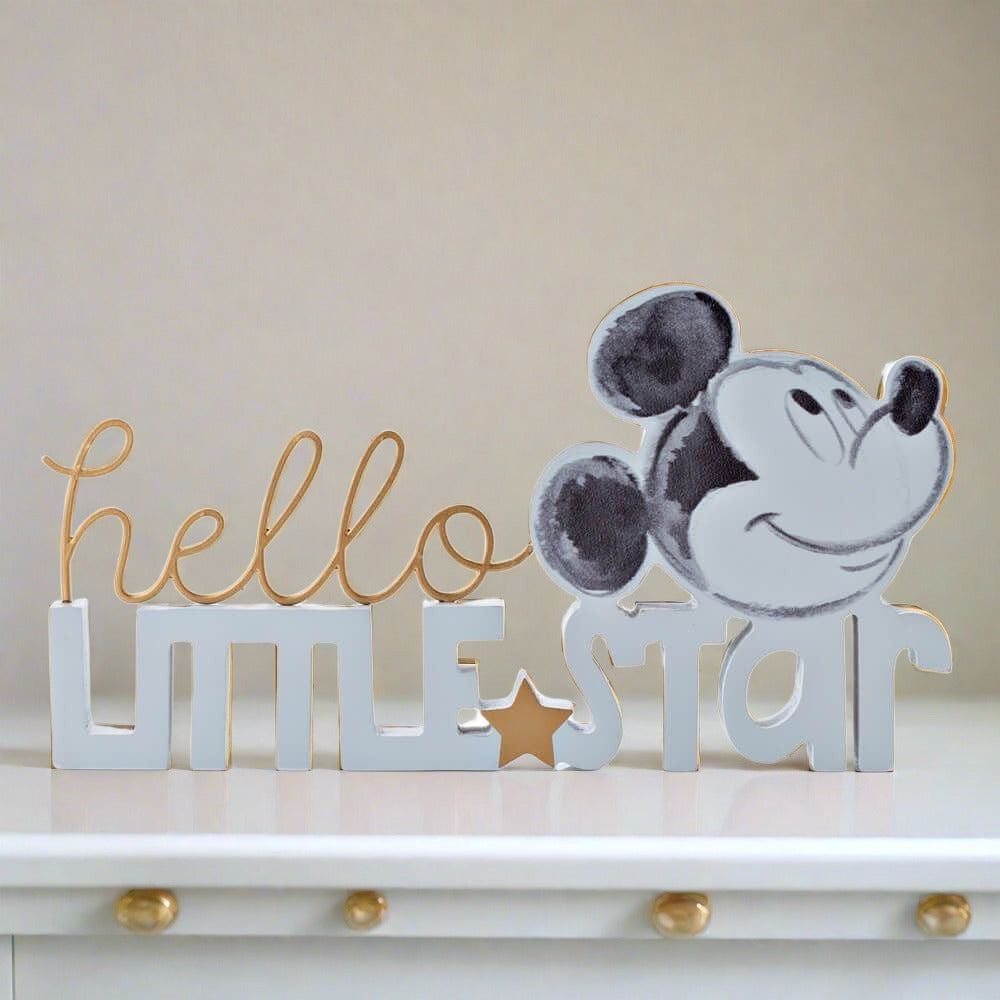 Disney Mickey | Word Plaque Hello Little Star