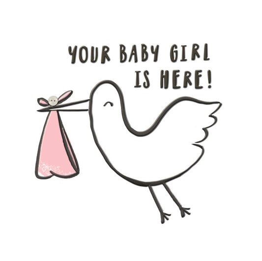 Hallmark Baby Girl Card | Baby Girl Is Here