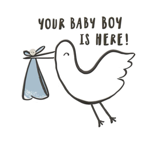 Hallmark Baby Boy Card | Baby Boy Is Here