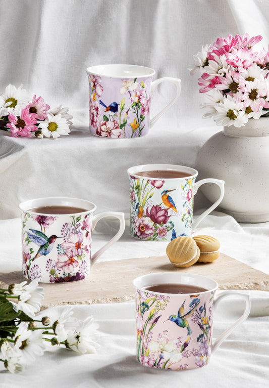 Ashdene Birds & Blooms Mug | Peach