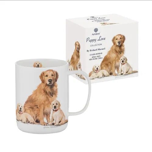 Ashdene Puppy Love Collection Mug | Golden Retriever