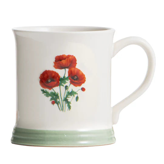 Ashdene Floral Collective Mug | Red Poppy