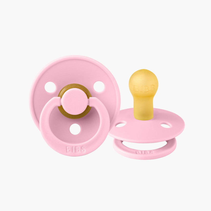 Bibs Dummy Baby Pink Twin Pack One Baby