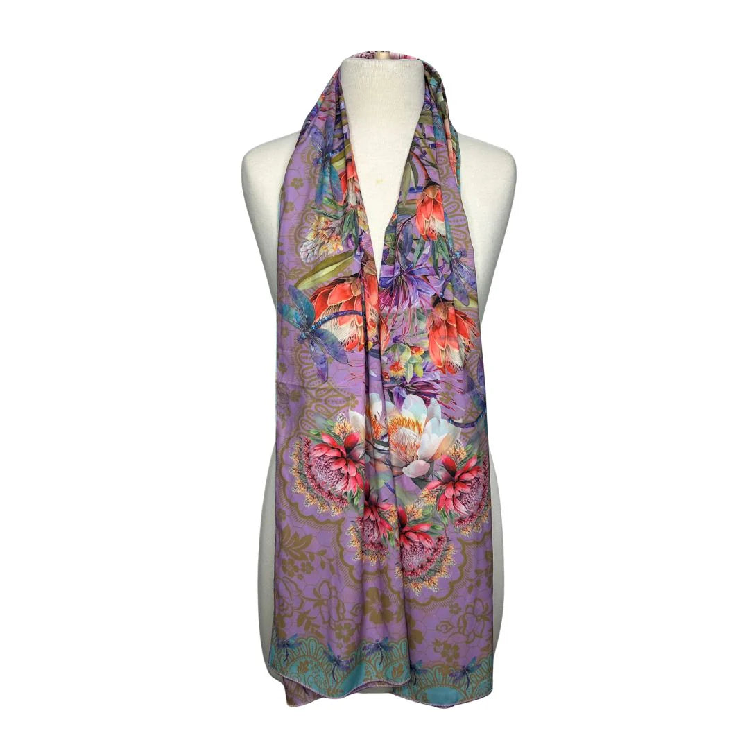 Lisa Pollock Reversible Artistry Scarf Wrap | Vintage Kookas