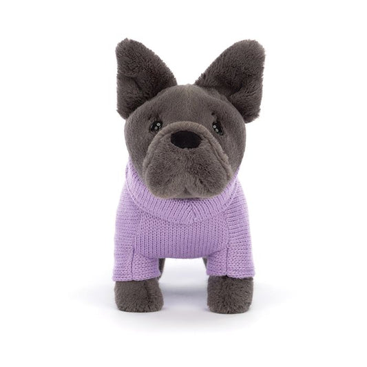 Jellycat Purple Sweater French Bulldog