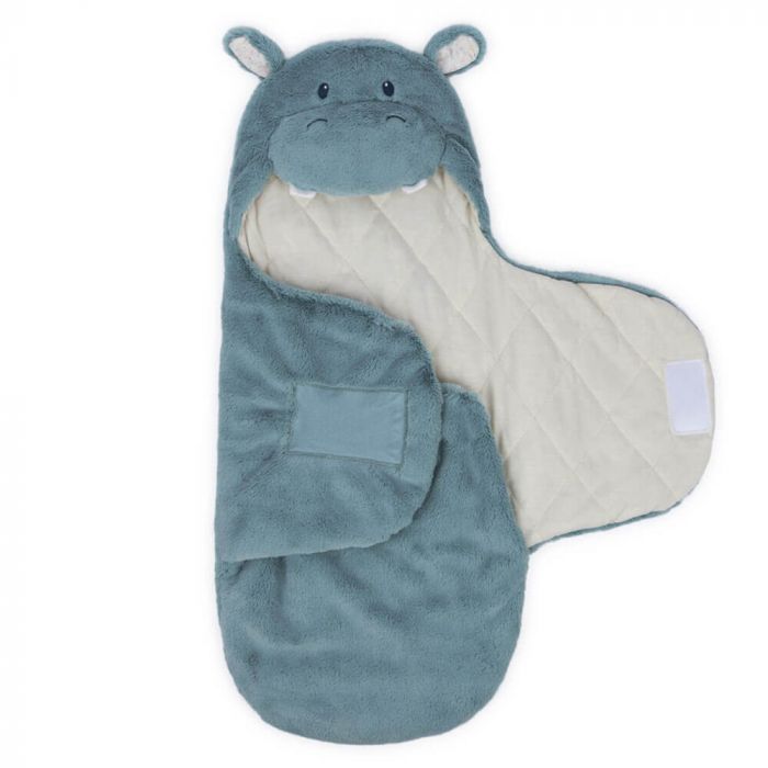 Baby GUND | Oh So Snuggly Hippo Wrap blanket
