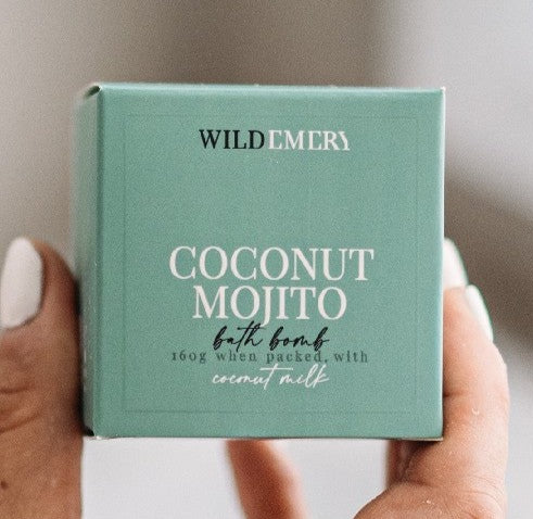 Bath Bomb Coconut Mojito