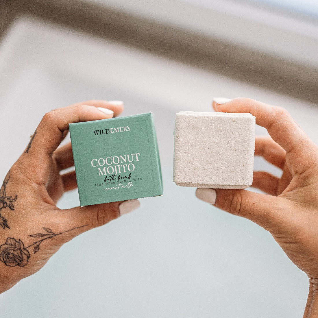 Bath Bomb Coconut Mojito
