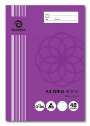 Grid Book Olympic A4 10mm 48pg