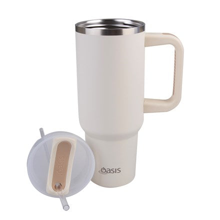 Oasis SS Commuter 1.2L Travel Tumbler | Alabaster