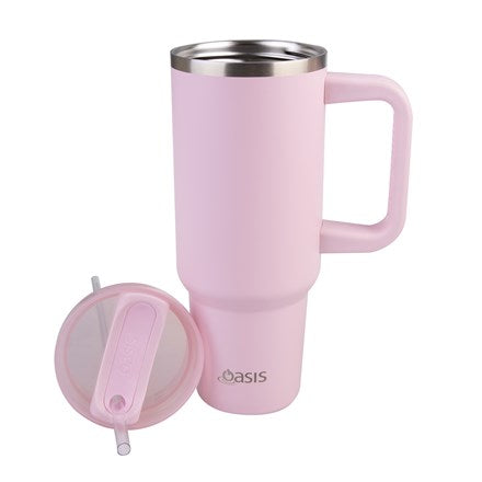 Oasis SS Commuter 1.2L Travel Tumbler | Pink Lemonade