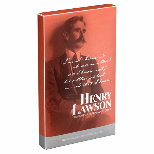 Mint Coins | Henry Lawson Collection 2022 50c Uncirculated Set of 3