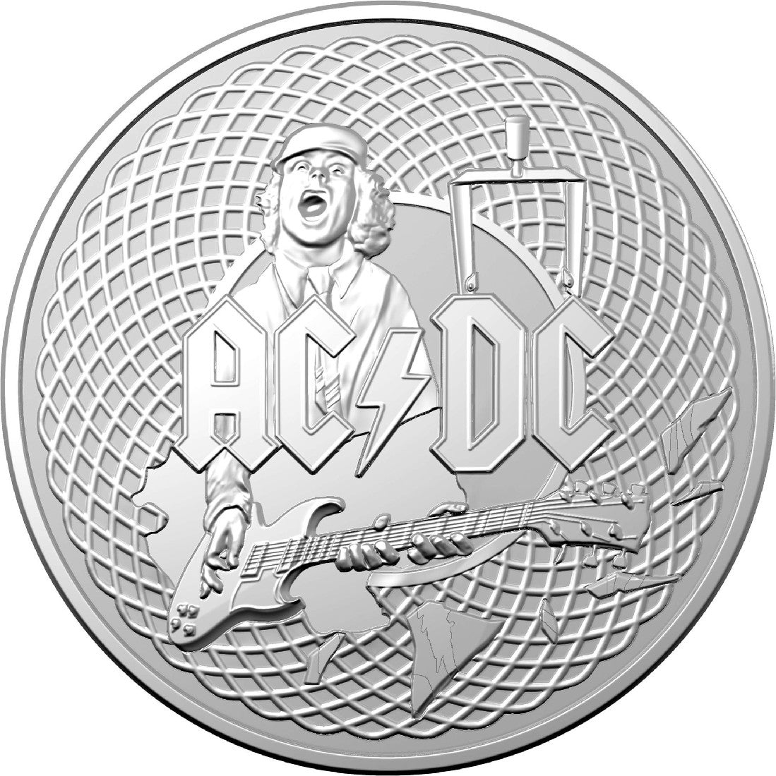 Mint Coins | AC/DC 2023 $1 Silver Frosted uncirculated coin