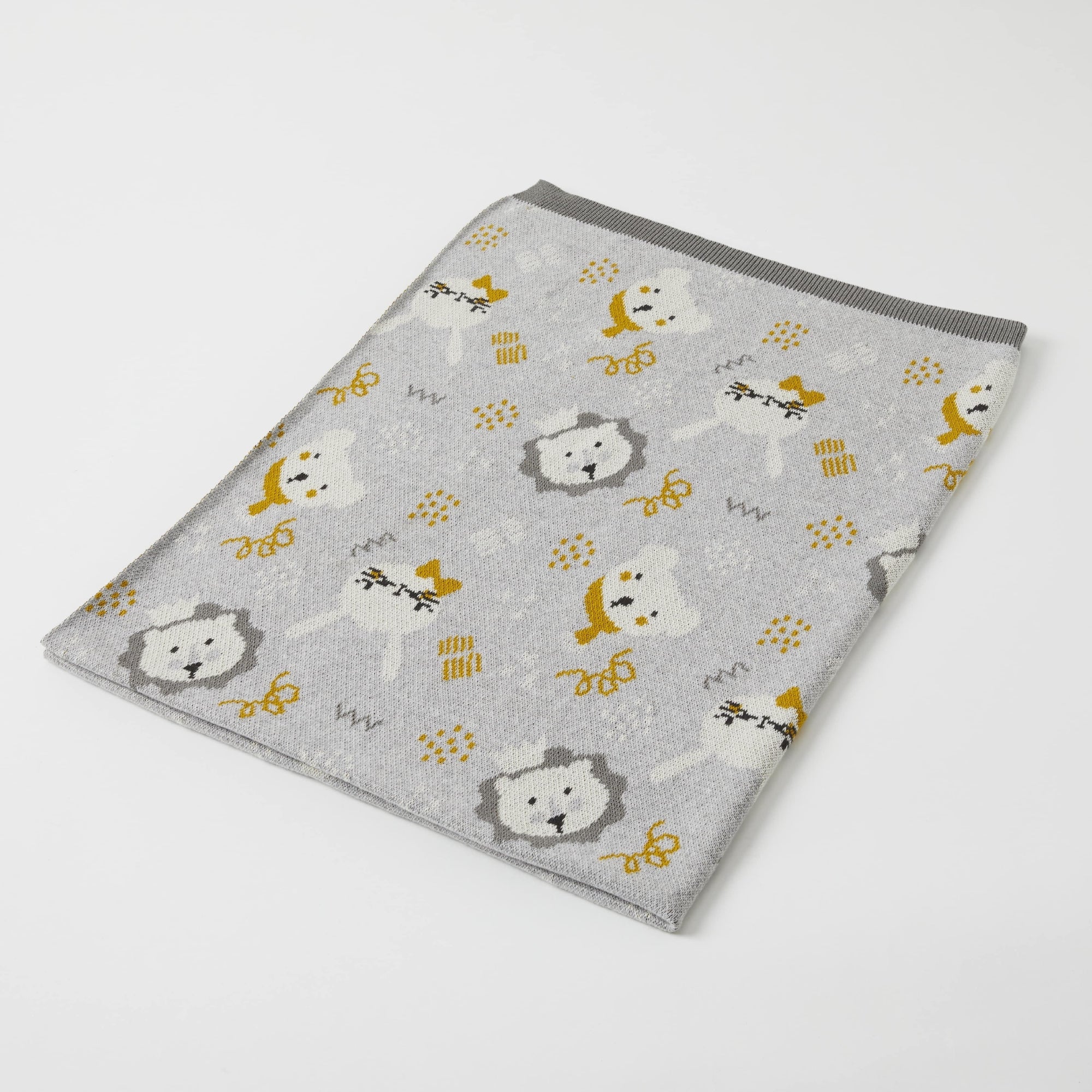 Jiggle & Giggle | Knitted Baby Blanket Spectacular [Clr:Animals]