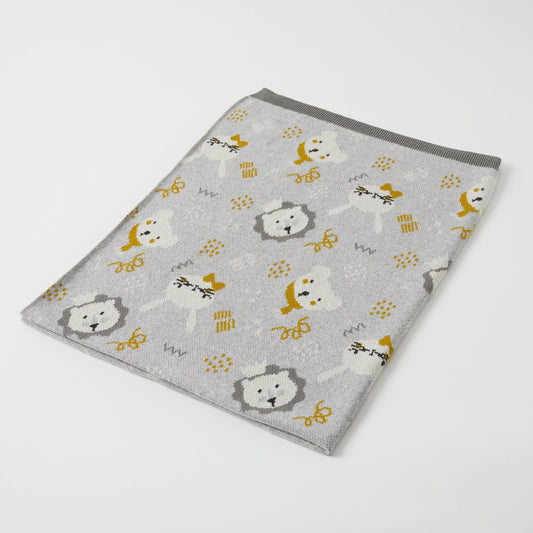 Jiggle & Giggle | Knitted Baby Blanket Spectacular [Clr:Animals]