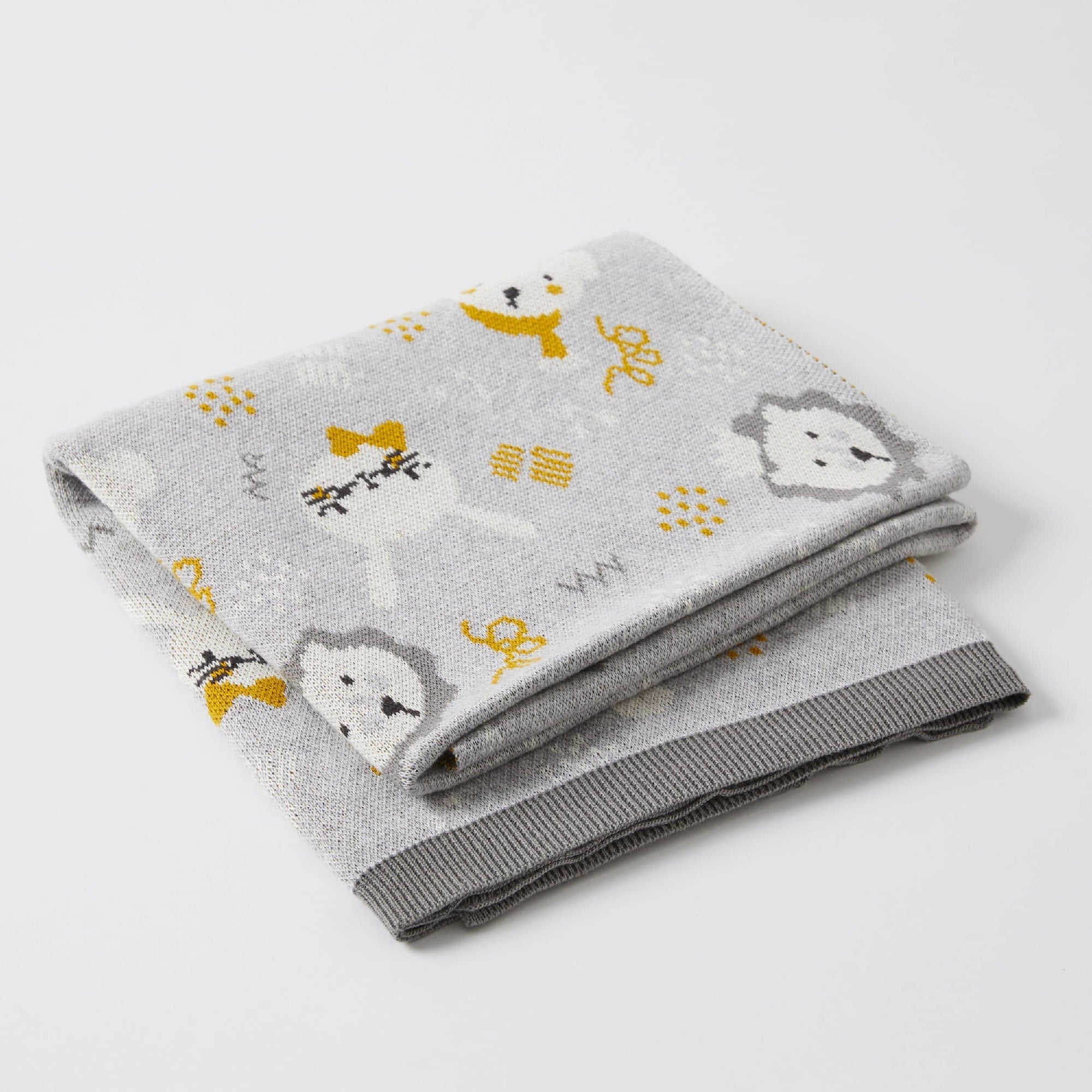 Jiggle & Giggle | Knitted Baby Blanket Spectacular [Clr:Animals]