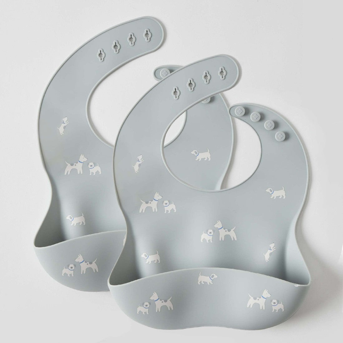 Silicone Scoop Bibs 2pk