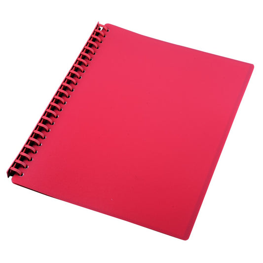 Display Book Refillable A4 Red