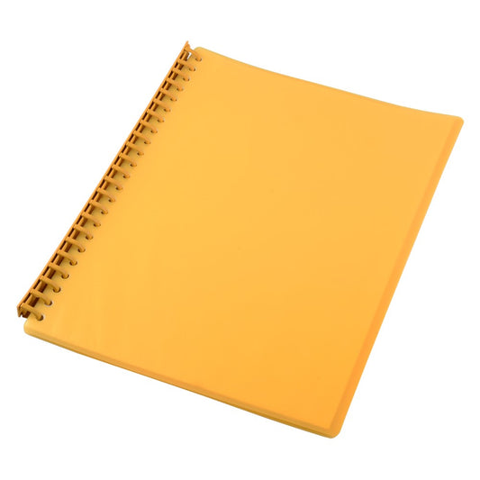 Display Book Refillable A4 Yellow