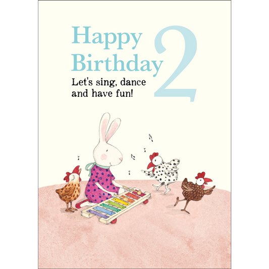 Ruby Red Shoes Card | Happy 2nd Birthday