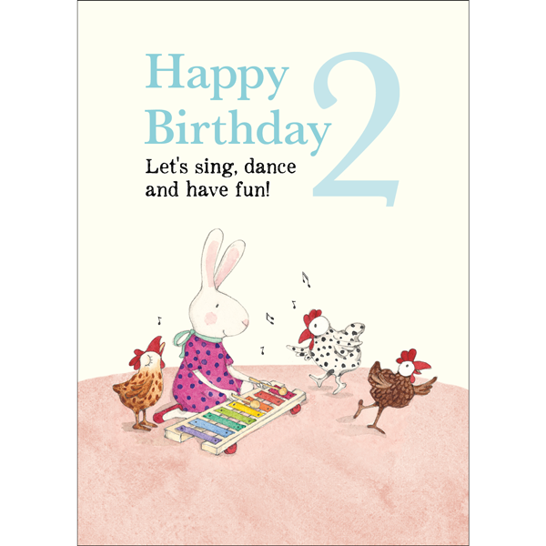 Ruby Red Shoes Card | Happy 2nd Birthday