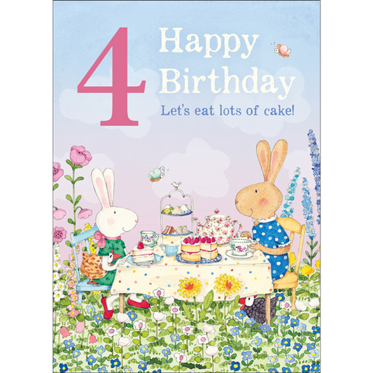 Ruby Red Shoes Card | Happy 4th Birthday