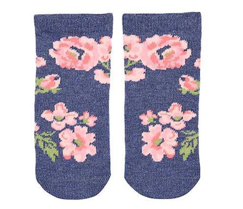 Toshi Organic Socks Indigo 6-12m