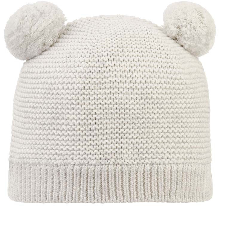 Toshi Organic Beanie | Snowy Pebble [Size:XXS]