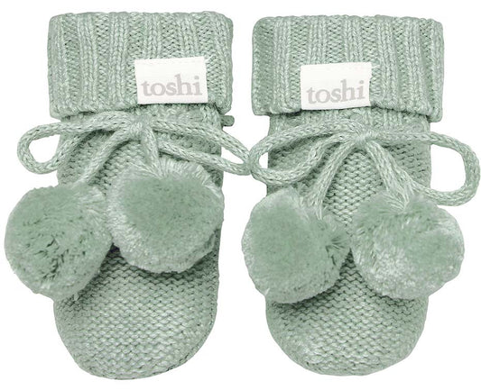 Toshi Organic Booties | Jade [Size:000]