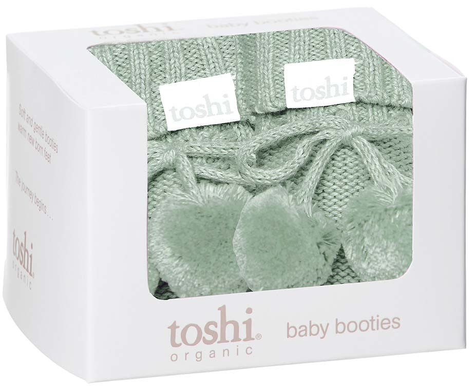 Toshi Organic Booties | Jade [Size:000]