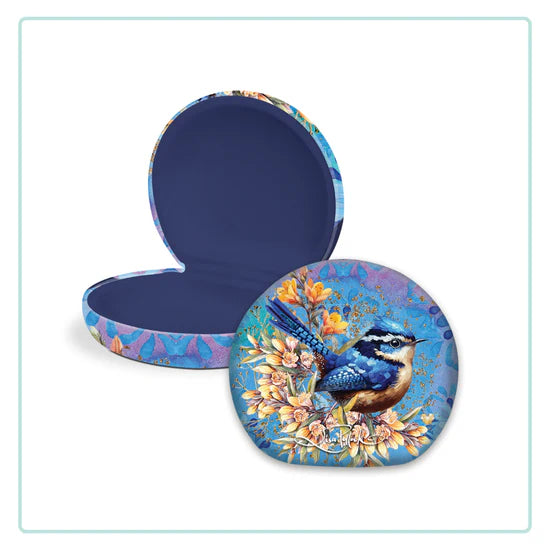 Lisa Pollock Small Travel Case | Royal Wrens
