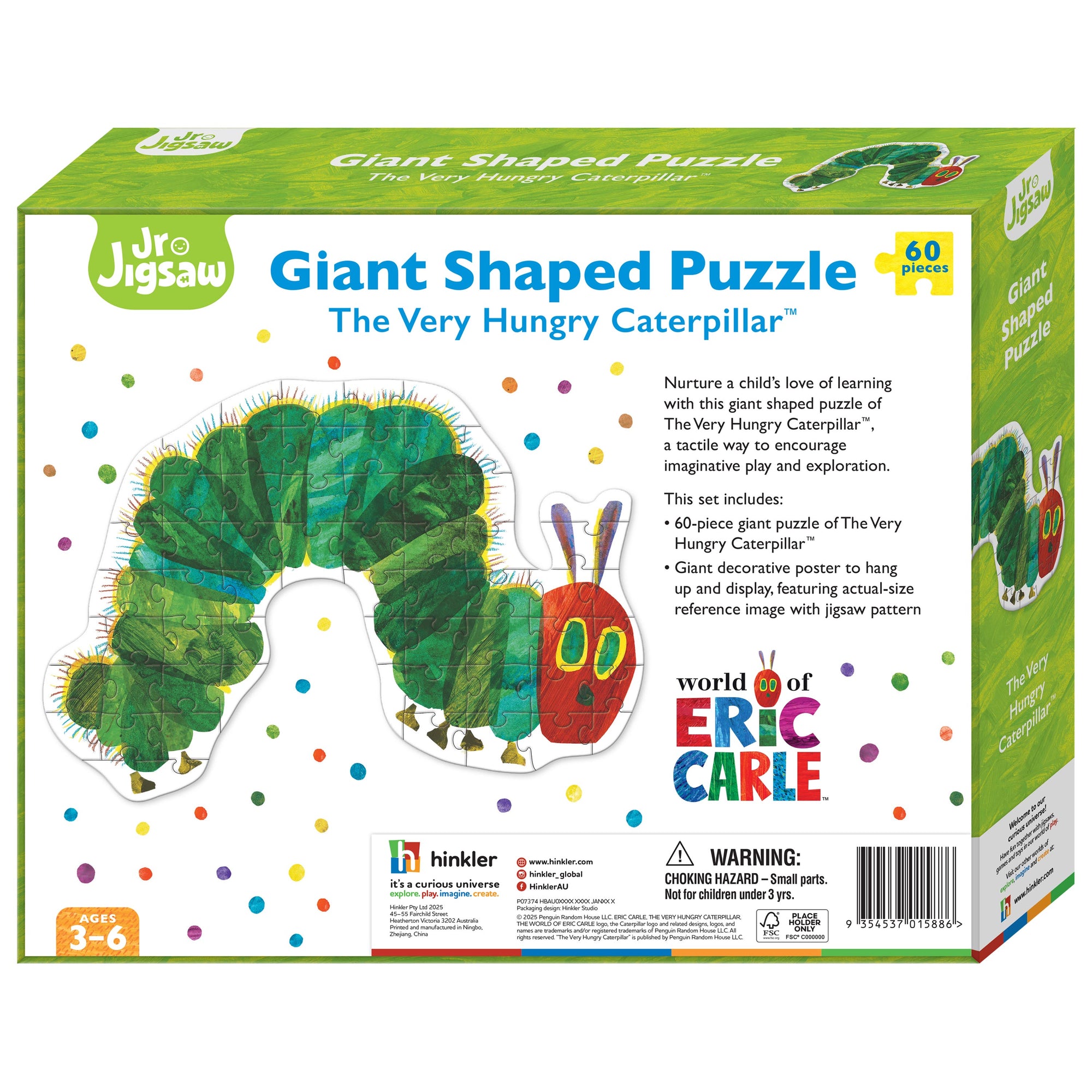 The Very Hungry Caterpillar | Giant Shaped Puzzle