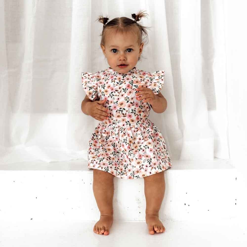 Snuggle Hunny Organic Dress | Spring Floral