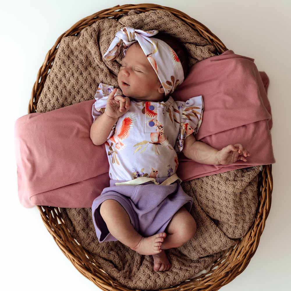 Snuggle Hunny Bodysuit with Frill | Major Mitchell