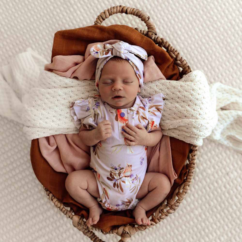 Snuggle Hunny Bodysuit with Frill | Major Mitchell