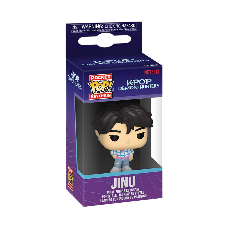 Pop Vinyl Keychain | KPOP Demon Hunters Jinu