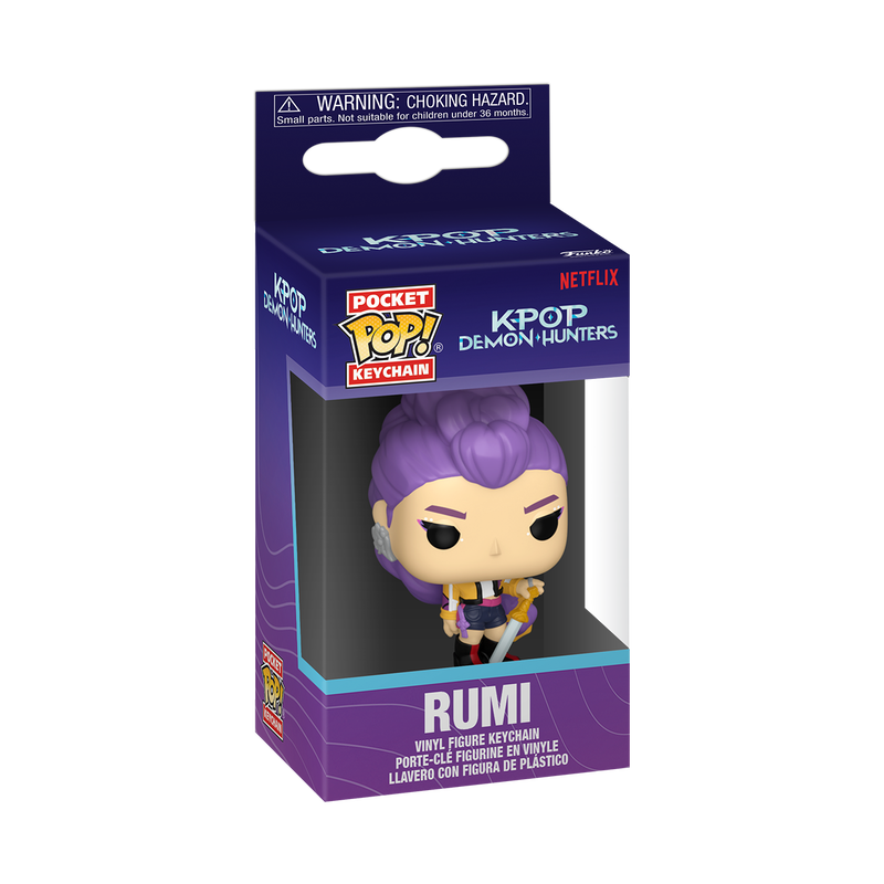 Pop Vinyl Keychain | KPOP Demon Hunters Rumi