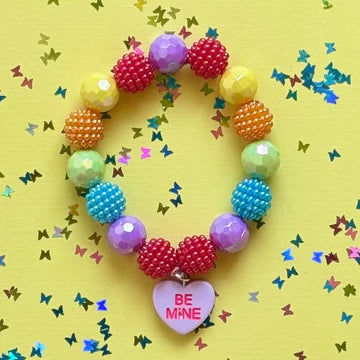 Beaded Bracelet | Conversation Heart