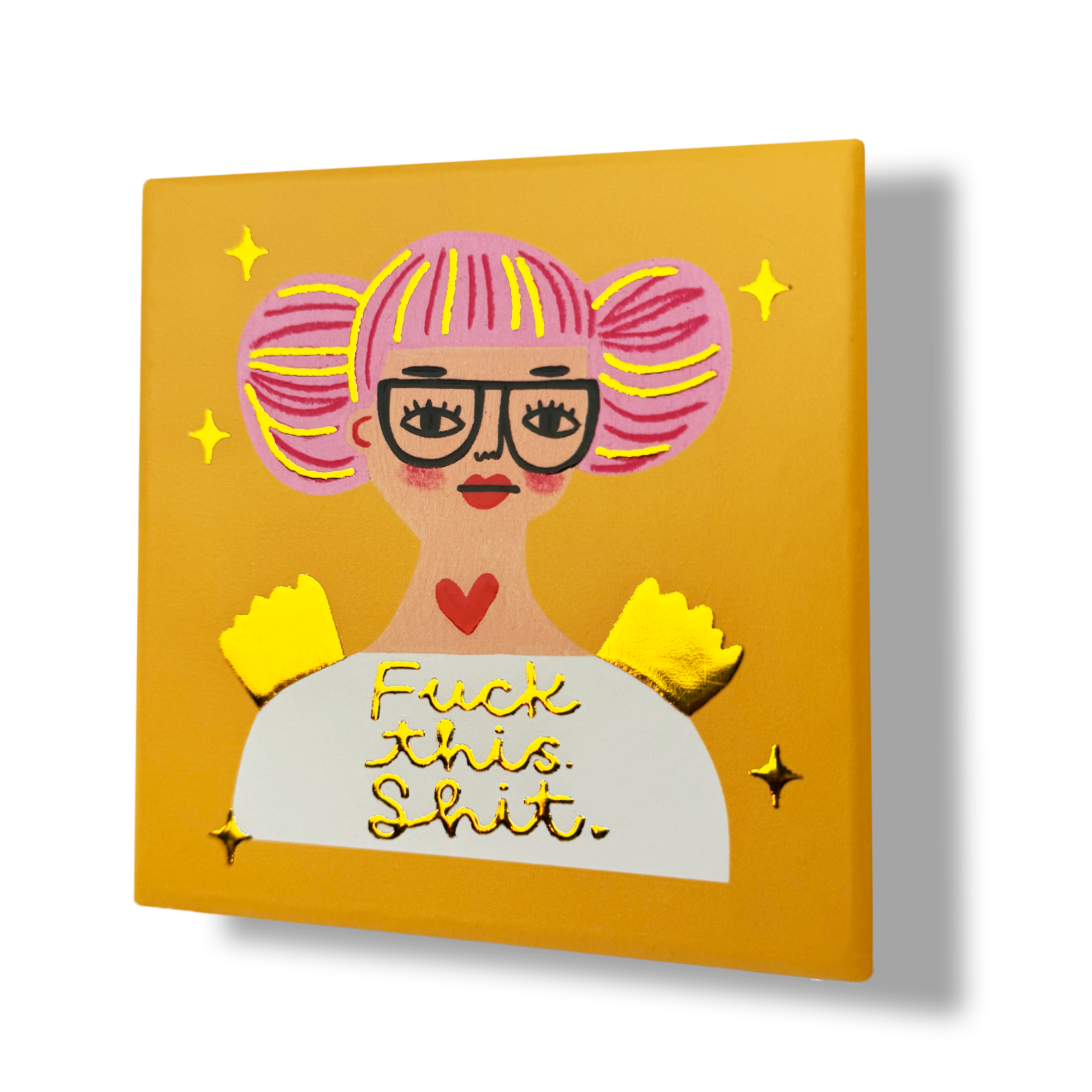 Disrupted Industries - Fuck This Shit Deluxe Ceramic Coaster