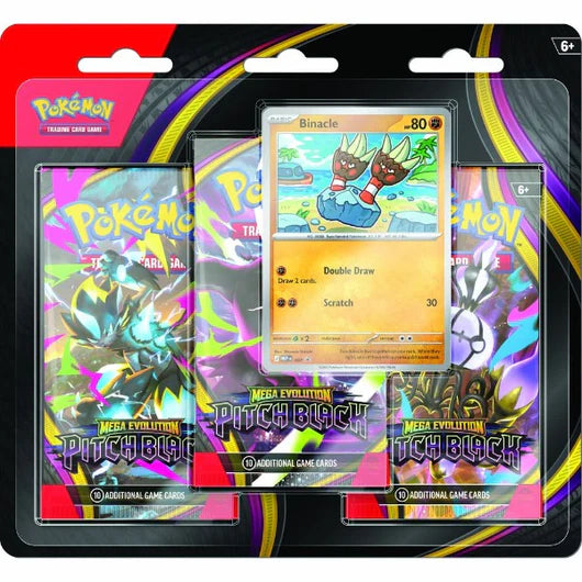 Pokemon TCG Pitch Black Three Booster Blister