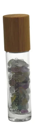 Aroma Crystal Roller Clarity | Rainbow Fluorite