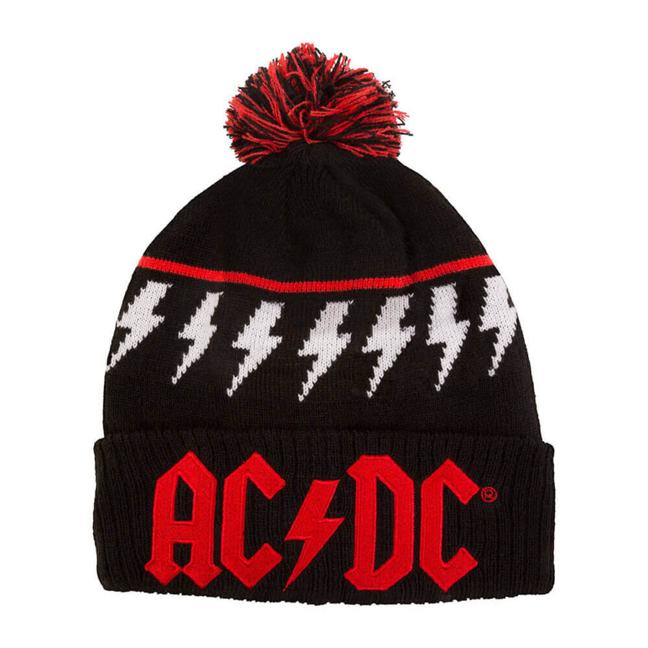 ACDC Pom Pom Beanie