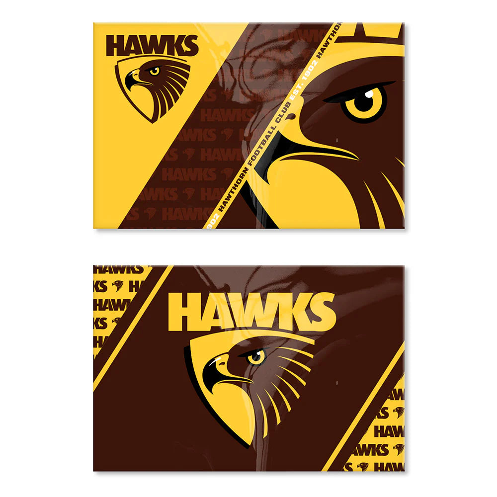 AFL Hawthorn Magnets 2pk