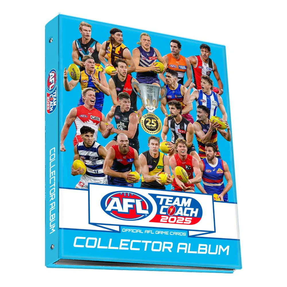 AFL Team Coach Collector Album 2025: 2025
