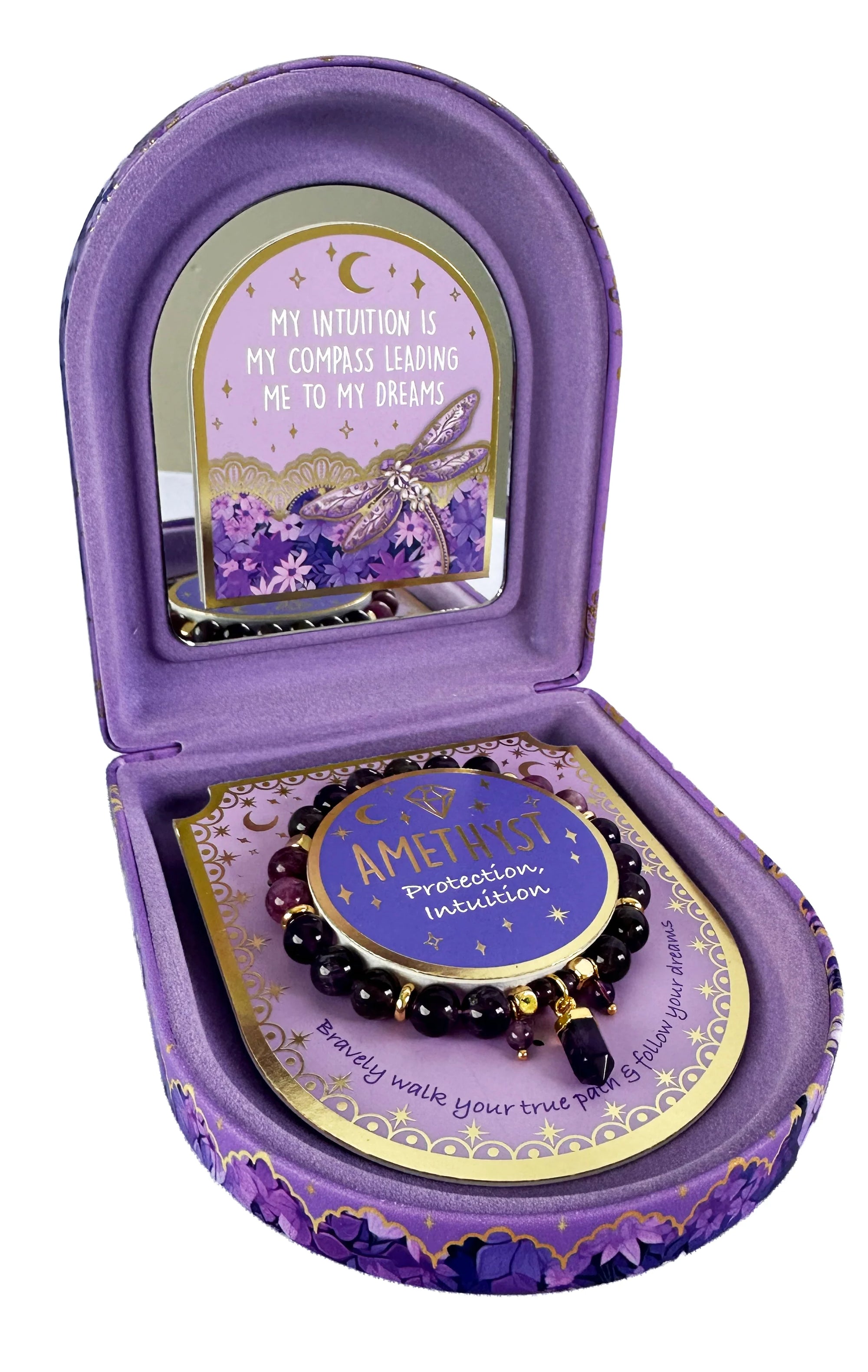 Lisa Pollock Crystal Bracelet | Amethyst