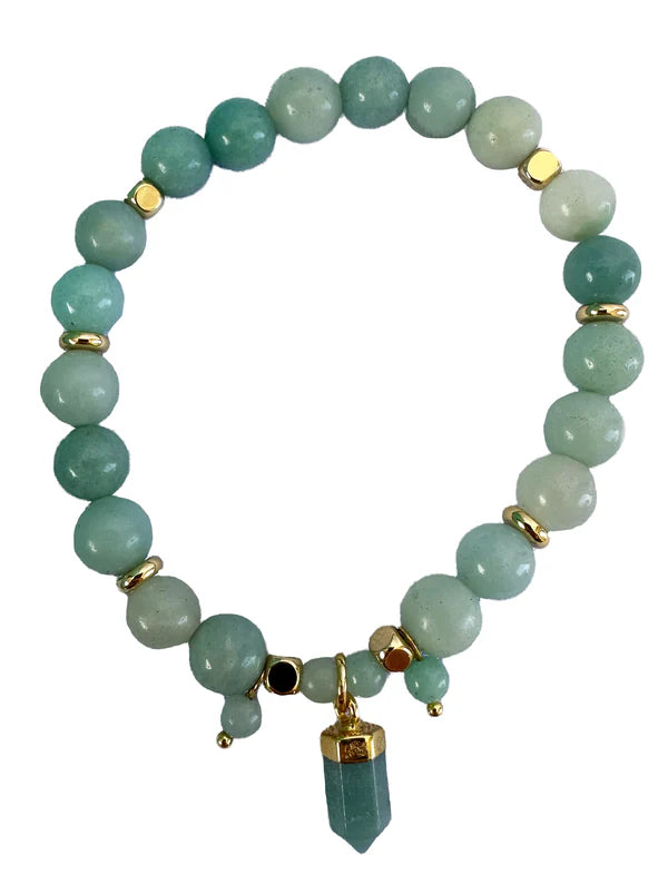 Lisa Pollock Crystal Bracelet | Aquamarine