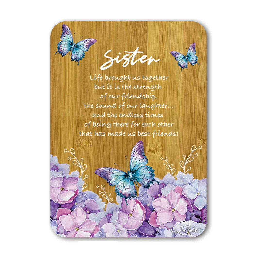 Lisa Pollock Plaque | Sister Butterfly Orchids