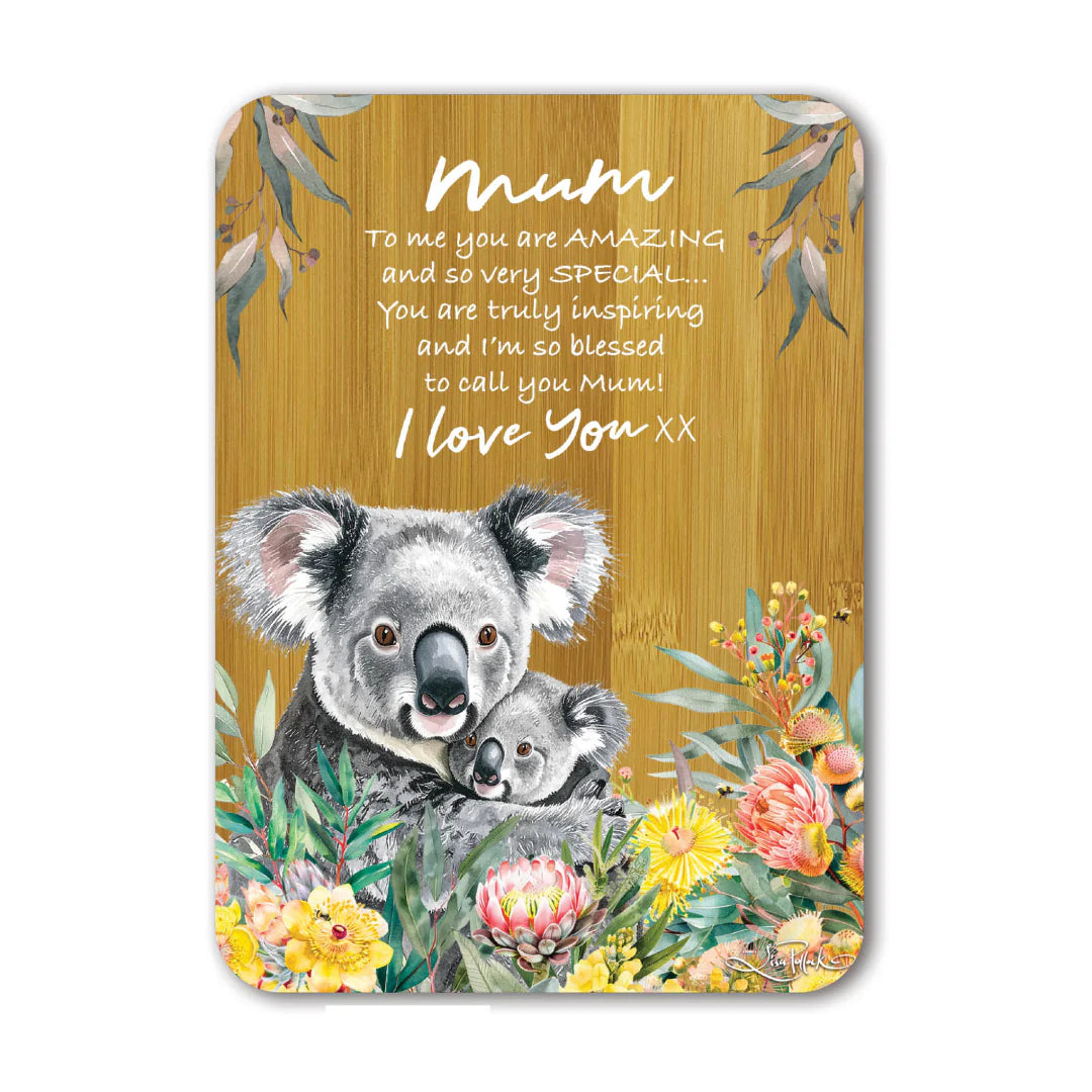 Lisa Pollock Plaque | Mum Koala Cuddles